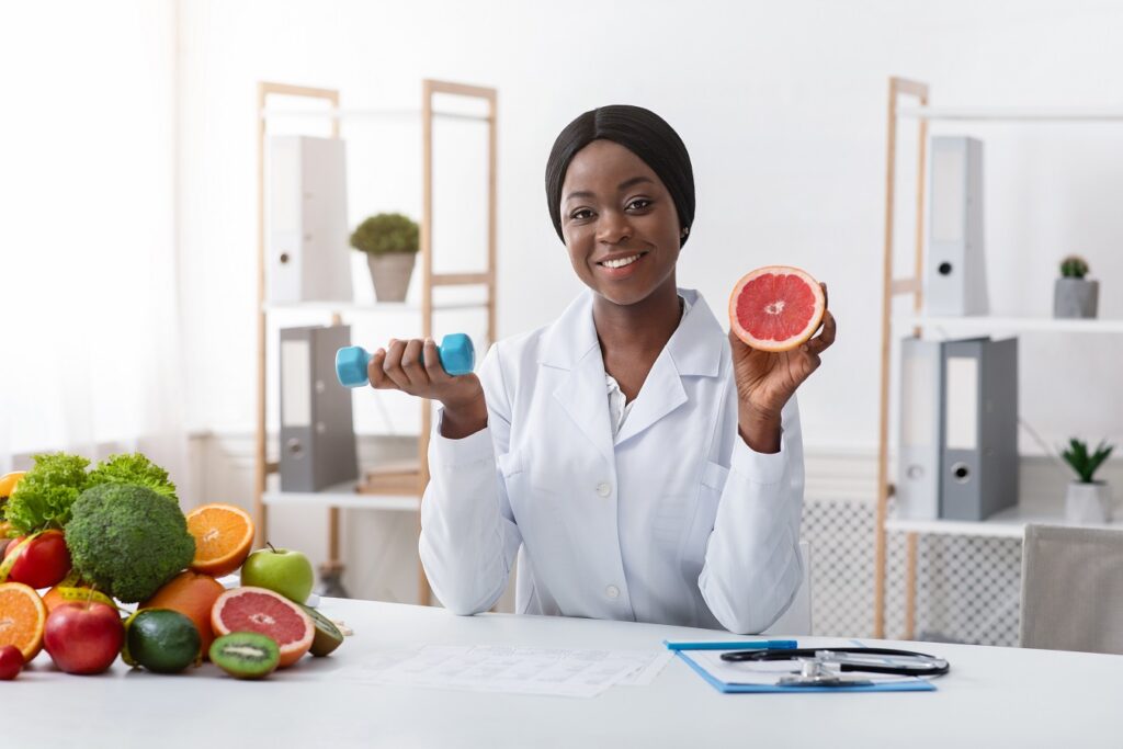 Professional nutrition guidance services available in Ikoyi, Lagos, offering personalized meal plans and expert advice for healthy living.